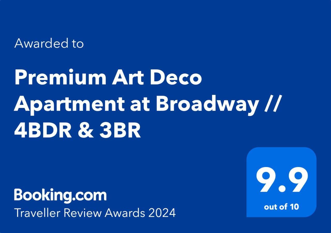 Premium Art Deco Apartment At Broadway // 4Bdr & 3Br Budapeşte Dış mekan fotoğraf